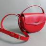 Шкіряна жіноча сумка AV2 Червона (B327)